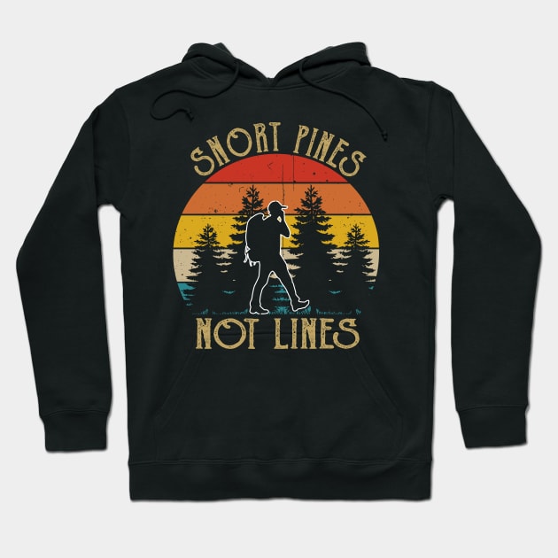 Snort Pines not lines Hoodie by Nichole Joan Fransis Pringle